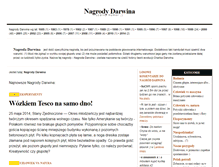Tablet Screenshot of nagrody-darwina.pl